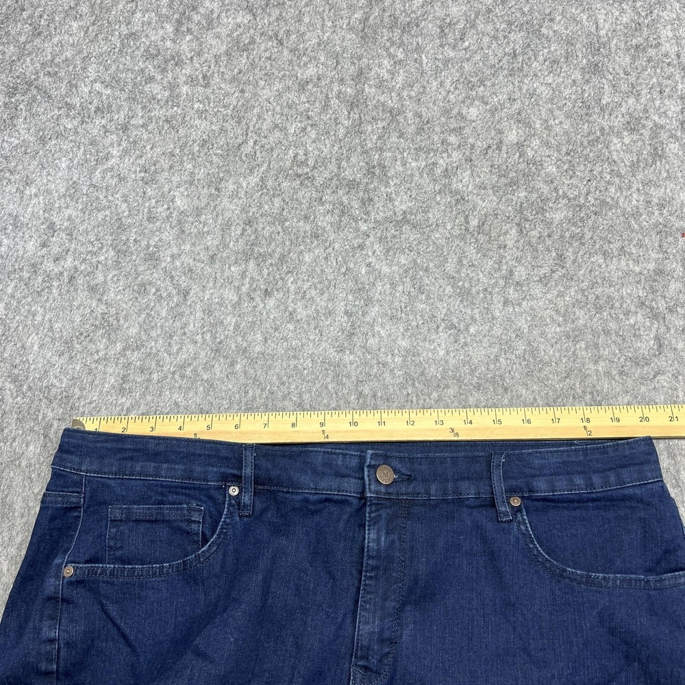 Martha Stewart Jeans Womens 22W Blue TSV Skinny High Rise Floral Embroidered - Picture 11 of 16